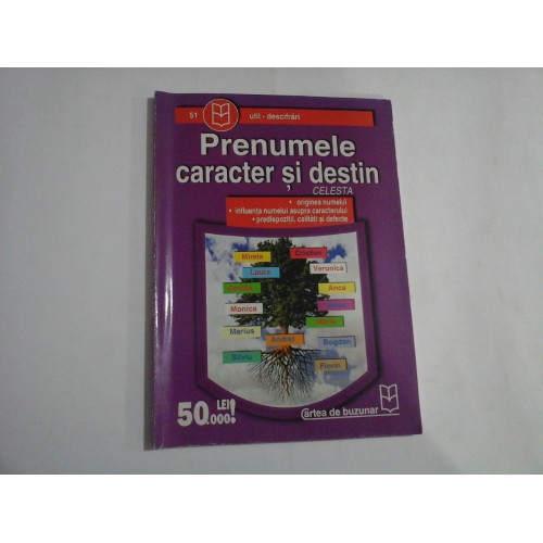 PRENUMELE caracter si destin - CELESTA PRENUMELE caracter si destin - CELESTA
